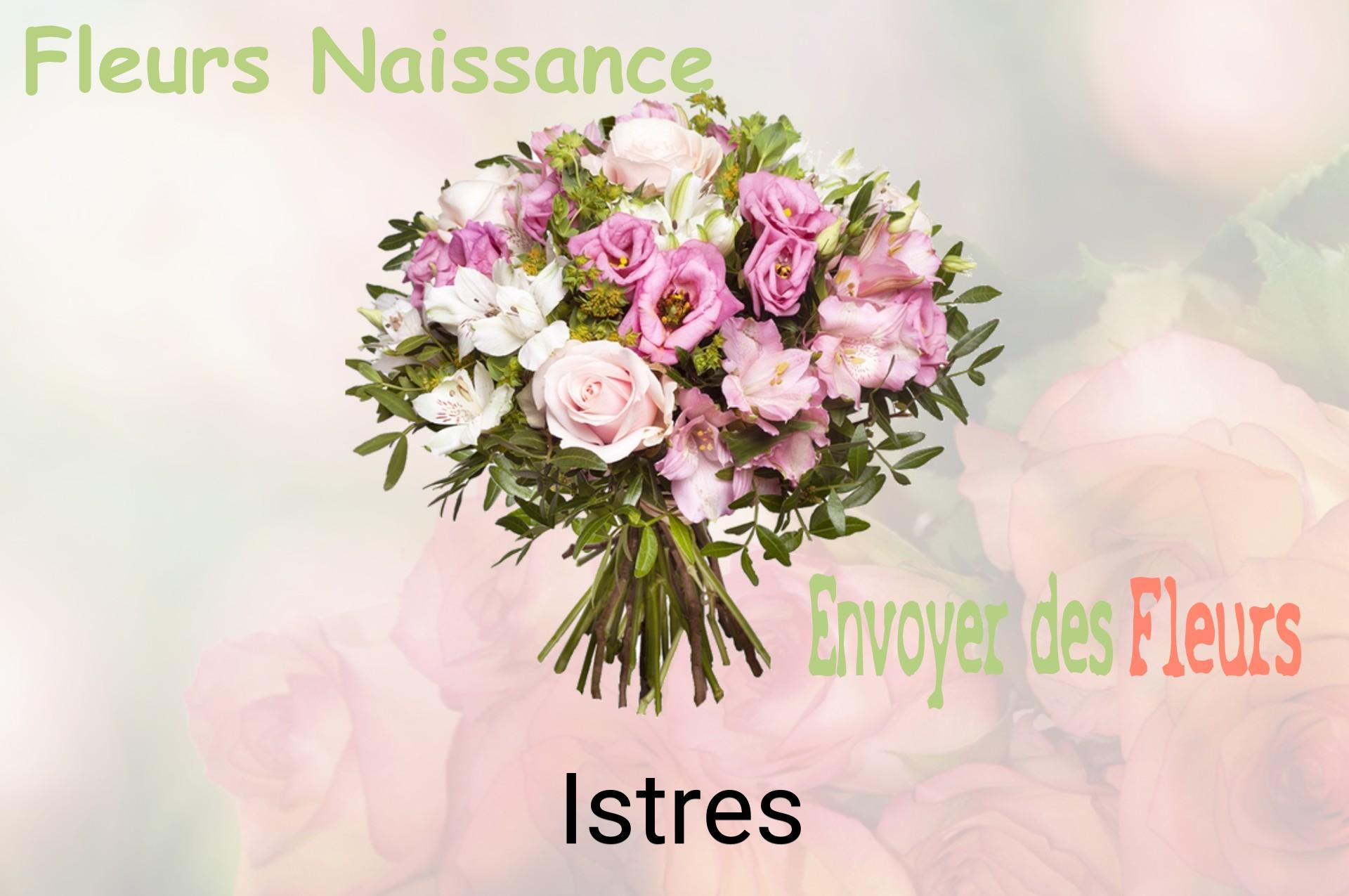 Bouquet de fleurs de naissance livré à Istres
